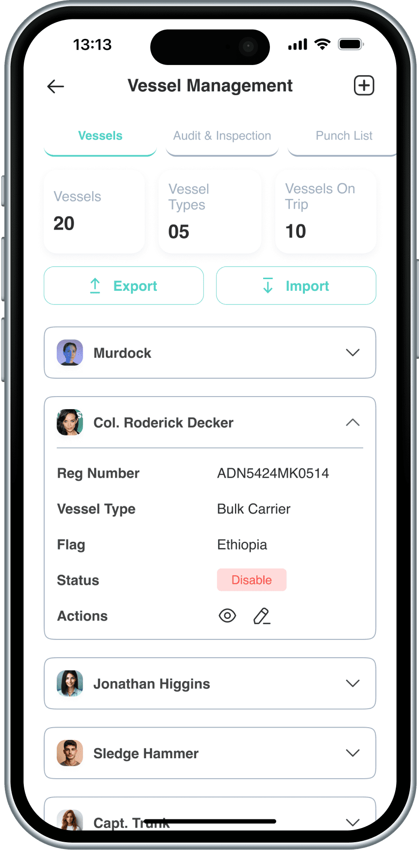 App screen 1